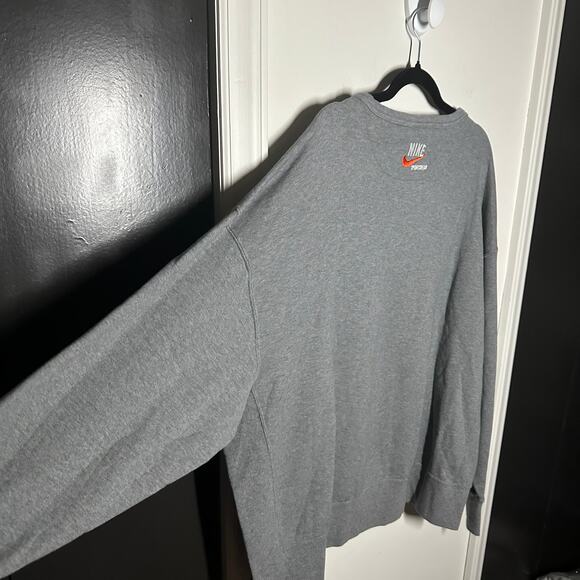 Nike Sportswear Trend Fleece Gray Athletic Pullover Crewneck NWT Size XXL Men's - Picture 9 of 16